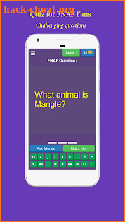 Trivia Quiz for Five Night screenshot