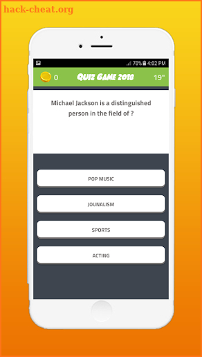Trivia Quiz Game 2018 screenshot