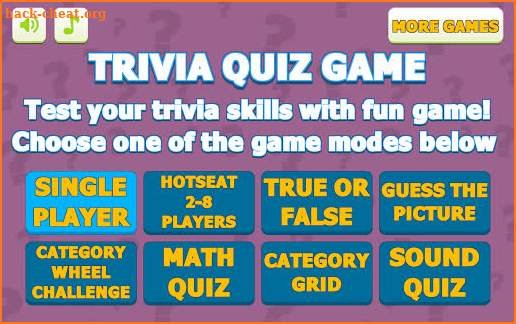 Trivia Quiz Game 2020 screenshot