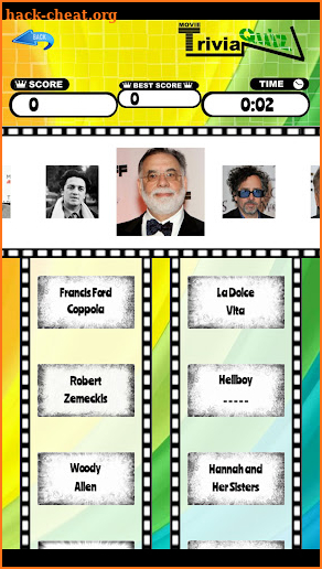 trivia quiz movie actors screenshot