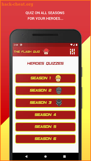 Trivia Quiz on Flash screenshot