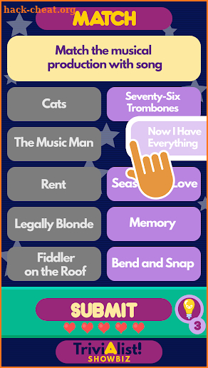 TriviAlist Showbiz: Movie & Music Trivia Quiz Game screenshot