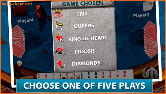 Trix: No1 Playing Cards Game in the Middle East screenshot