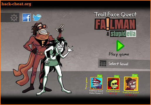 Troll Face Quest: Stupidella and Failman screenshot
