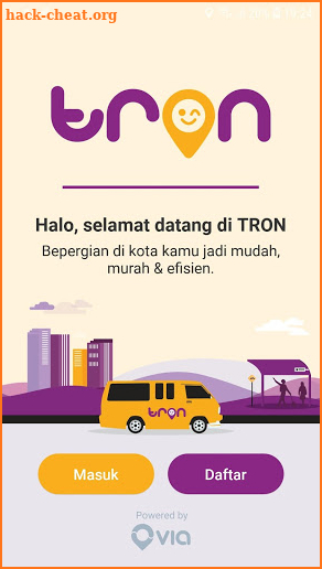 TRON - Angkot Online App screenshot
