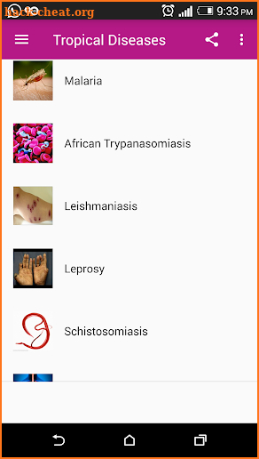Tropical Diseases screenshot