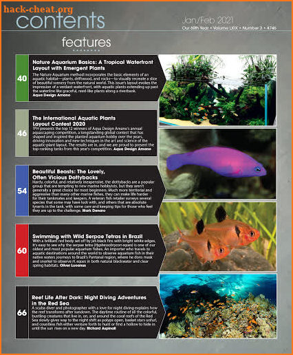 Tropical Fish Hobbyist Magazin screenshot
