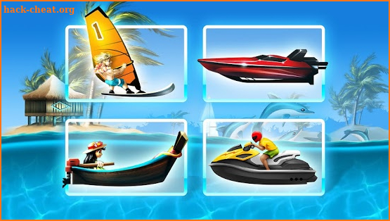 Tropical Island Boat Racing screenshot