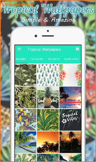 Tropical Wallpaper screenshot