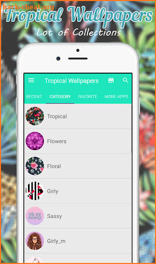 Tropical Wallpaper screenshot