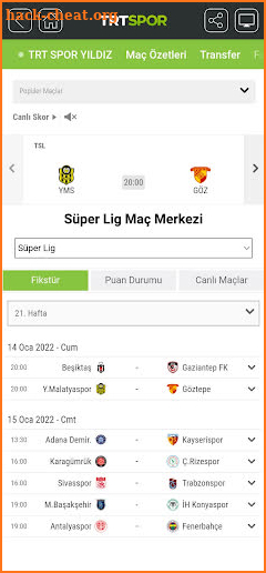 TRT Spor screenshot