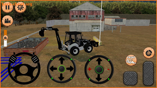 Truck Backhoe Loader Simulator screenshot