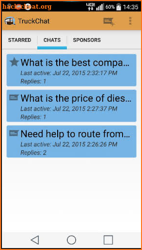 Truck Chat Anonymous, Private, News for Truckers screenshot