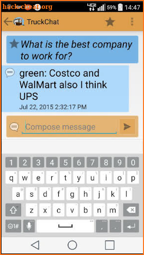 Truck Chat Anonymous, Private, News for Truckers screenshot