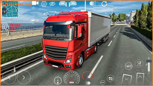Truck Driving Games City Truck screenshot