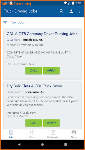 Truck Driving Jobs screenshot
