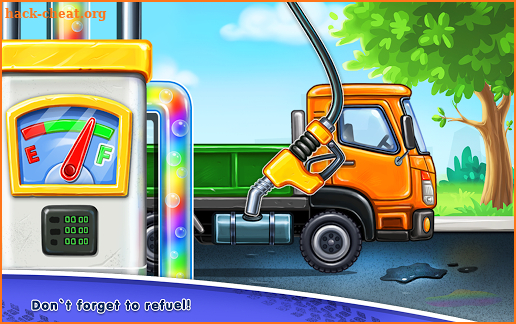 Truck games for kids - house building 🏡 car wash screenshot