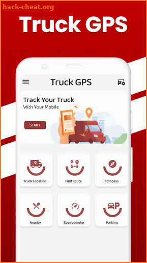 Truck GPS Location Navigation screenshot