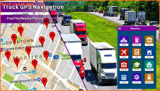 Truck Gps Navigation Free Offline screenshot