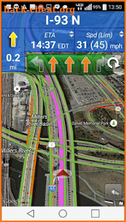 Truck GPS Route Navigation screenshot