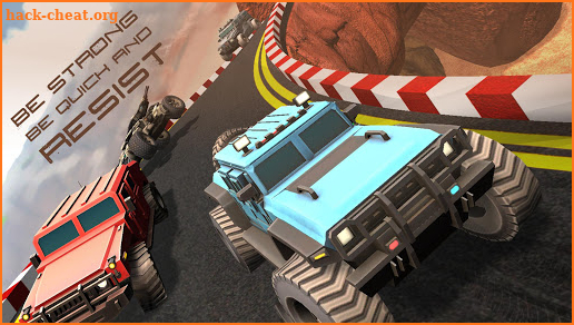 Truck League Monster Race - 3D Dirt Track Racing screenshot