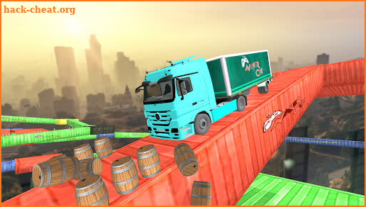 Truck ramp stunts screenshot