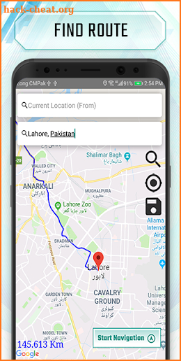 Truck route planner : car& truck route maps online screenshot