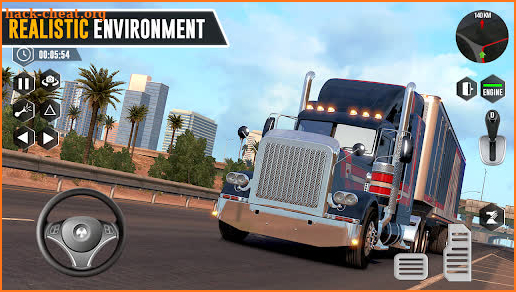 Truck Simulator 2022 Cargo Truck Driving screenshot