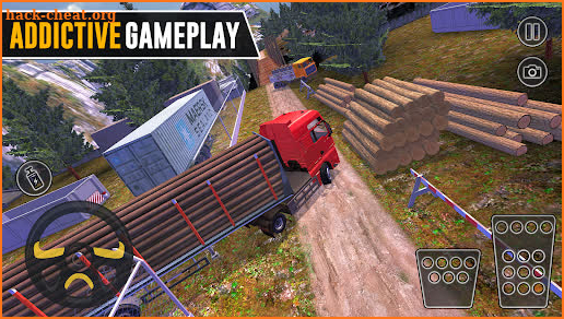 Truck Simulator 2022 Cargo Truck Driving screenshot