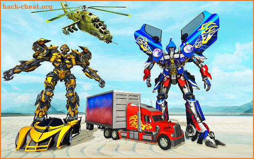 Truck Transform Robot Game screenshot