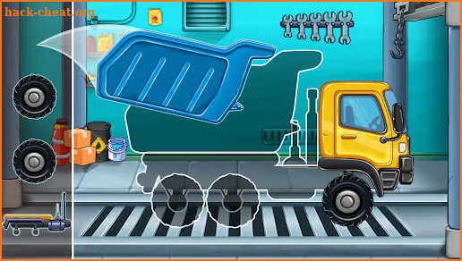 Truck wash train builder game screenshot
