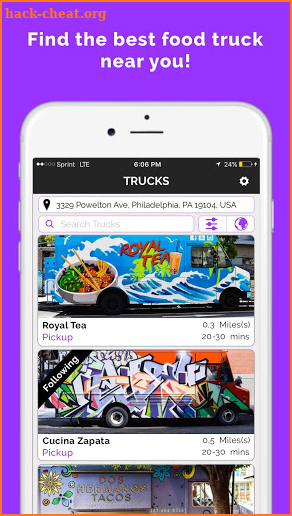 TruckBux - Food Truck Pickup screenshot
