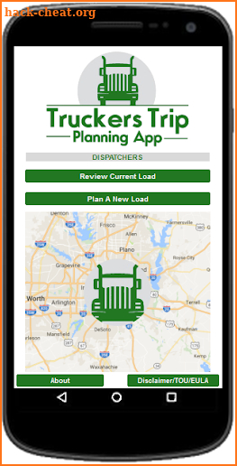 Truckers Trip Planning App (Dispatchers ) screenshot