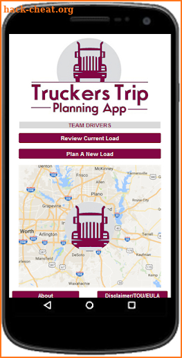 Truckers Trip Planning App - Team Drivers screenshot