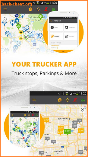 Truckersky - Truckstops, Parkings & More screenshot