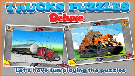 Trucks Puzzles Deluxe screenshot