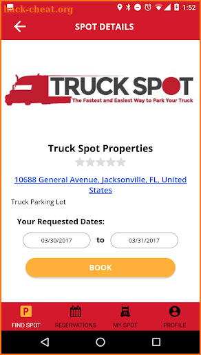 TruckSpot screenshot