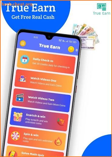 True Earn Get Free Rewards screenshot