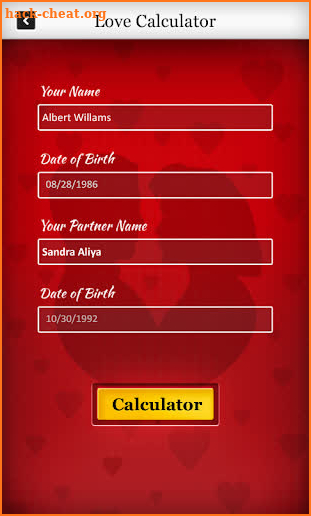 True Love & Death Calculator screenshot