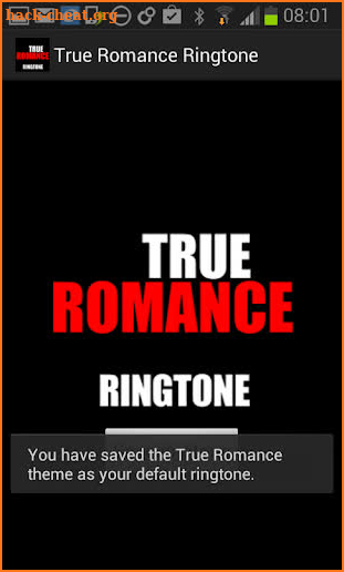 True Romance Ringtone screenshot