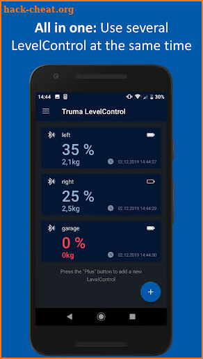Truma LevelControl screenshot