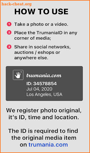 Trumania: Evidence Cam & Insta Photo/Video sharing screenshot