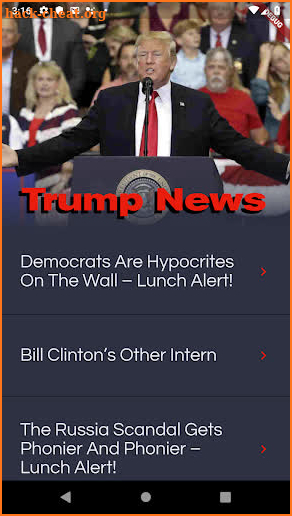 Trump News screenshot
