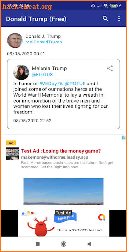 Trump Tweets (Free) screenshot