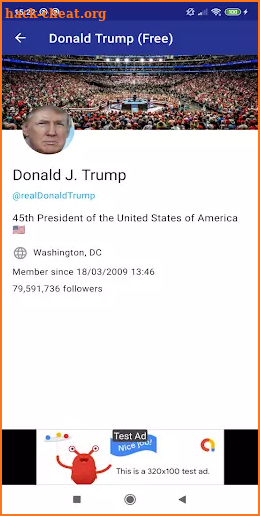 Trump Tweets (Free) screenshot