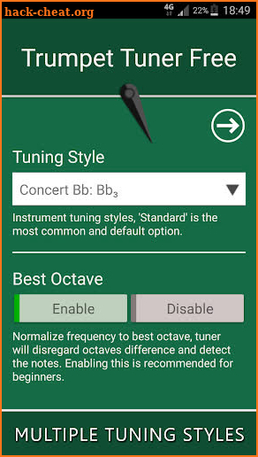 Trumpet Tuner - Precise & Fast screenshot