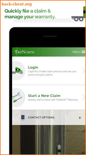 TrüNorth™ Warranty Programs screenshot