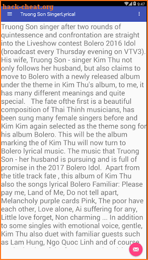 Truong Son SingerLyrical screenshot
