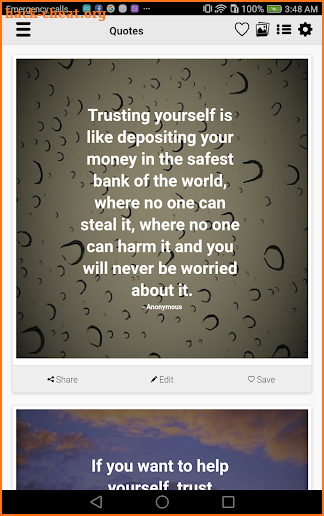 Trust No One Quotes screenshot