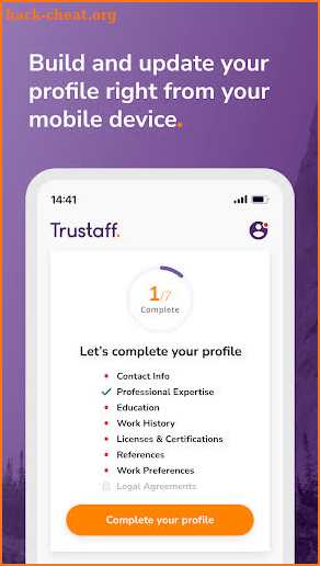 Trustaff screenshot